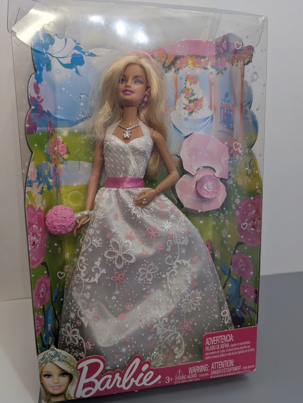Barbie 2011 Fairytale Magic Wedding Day Doll Accessories Original Box